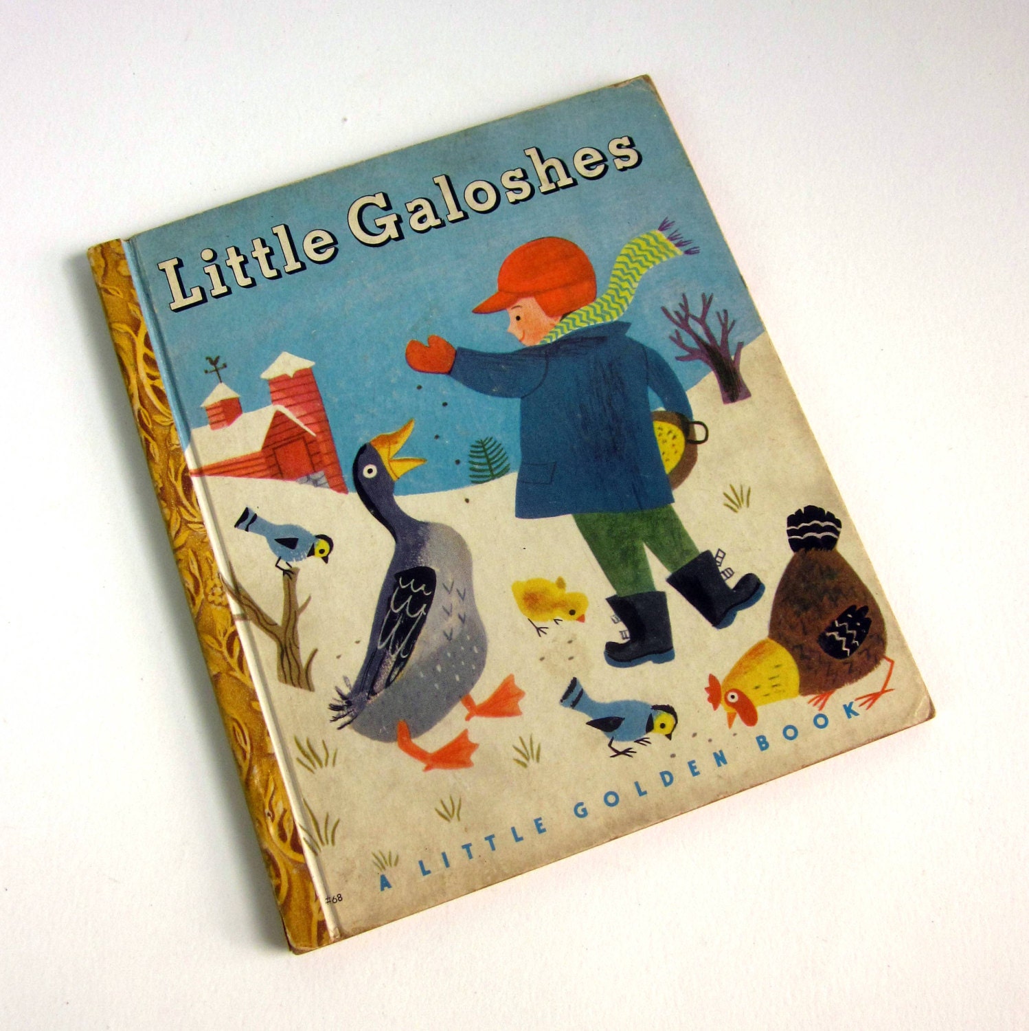 Little Galoshes by Kathryn and Byron Jackson 1949 Hc / Gold