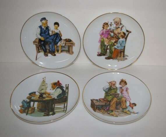 Norman Rockwell Plates Museum Collection Inc. Set by bettysworld4u