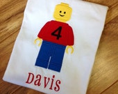 etsy lego birthday shirt