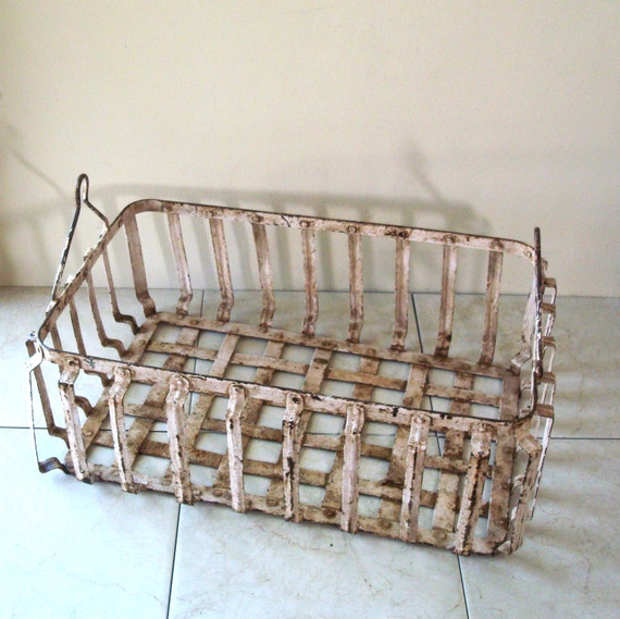 Vintage Industrial Extra Large French Wire Baskets