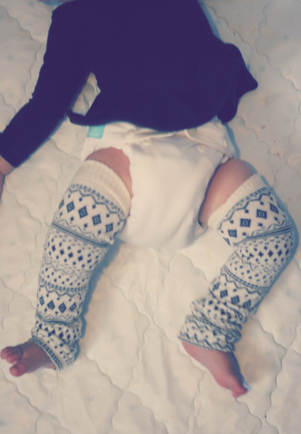 Baby Leg Warmers Unisex Girl or Boy Black and by ScarlettBabyCA