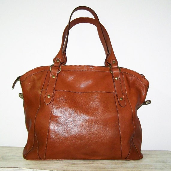Caramel Leather Bag Tote Bag Shoulder Cross-body Bag Handbag