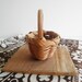 Vintage Miniature Cherokee Basket Authentic Qualla NC Native American Craft