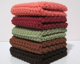 Crochet Dishcloths, Washcloths, Dish Cloth, Wash Cloth