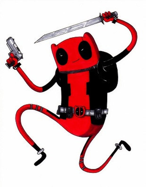 adventure time uhr deadpool