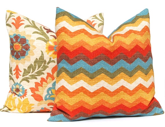 Fall Pillow Covers Decorative Throw Pillow Covers Pair of