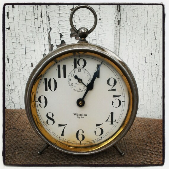 Antique Westclox Big Ben Alarm Clock by OldHouseChic on Etsy