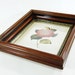Victorian Picture Frame Walnut Wood Shadow Box