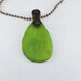 Lime Green Tagua Nut bicycle chain jewelry