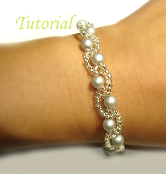 Beading Tutorial - Beaded Barely Wavy Bracelet