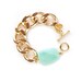 Presh Bracelet - Gold/Amazonite