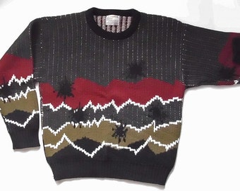 Vintage 90s Ugly Sweater - Teensy W eensy Spider ...