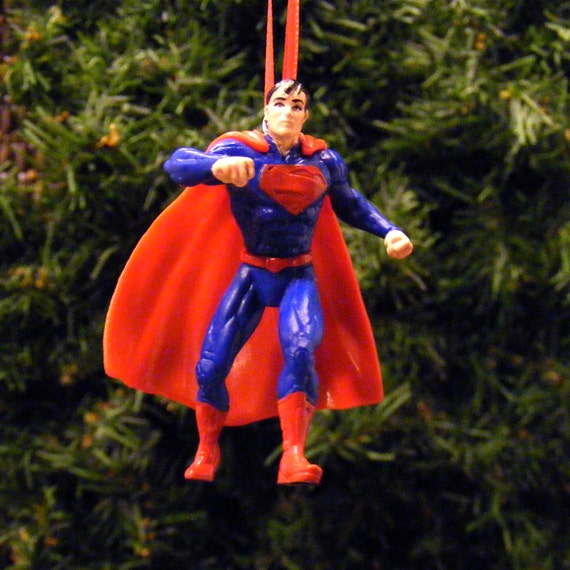 DC Comics New 52 Superman Christmas Ornament by ReGeekery on Etsy