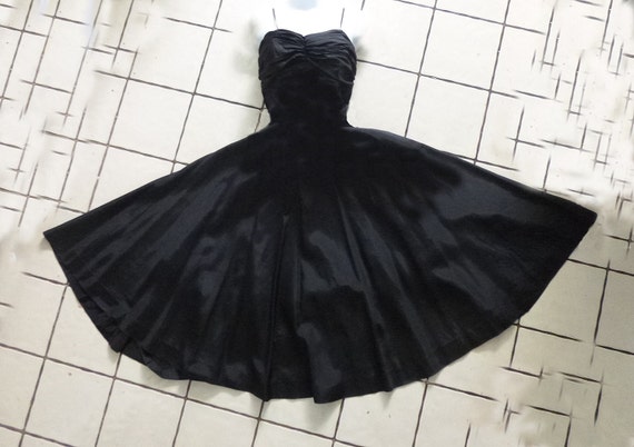 1950's Black Dress