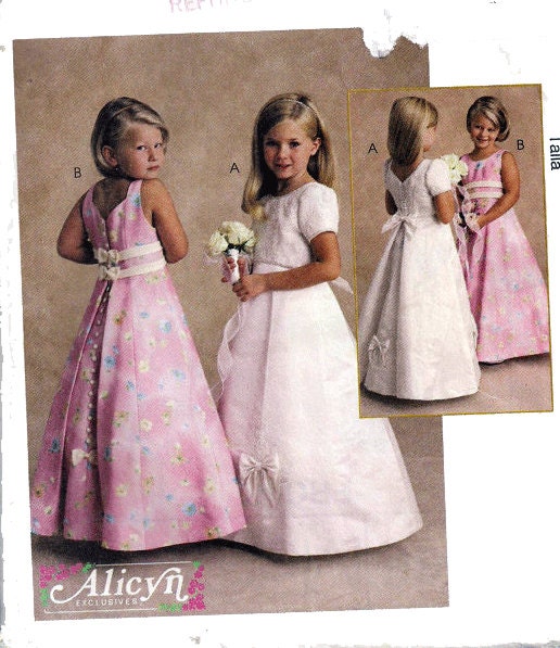  Toddler  and Girl s Sewing Pattern  FORMAL  DRESS  by HoneymoonBus