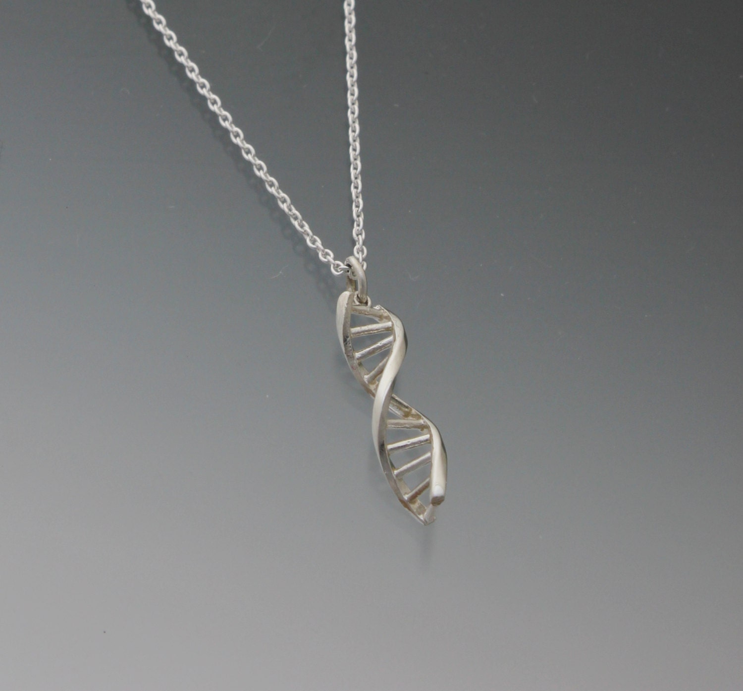DNA jewelry pendant gift for science Solid by TheresaPytell
