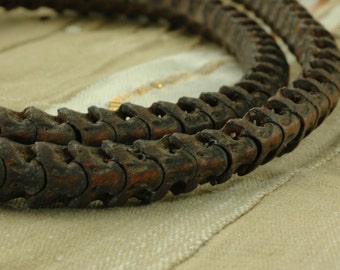These Won't Bite You: Real Snake Vertebrae Beads from Africa , Approx. 10x9mm, Tribal, Oddities, JuJu, Creepy, Bone, Jewelry Making Supplies