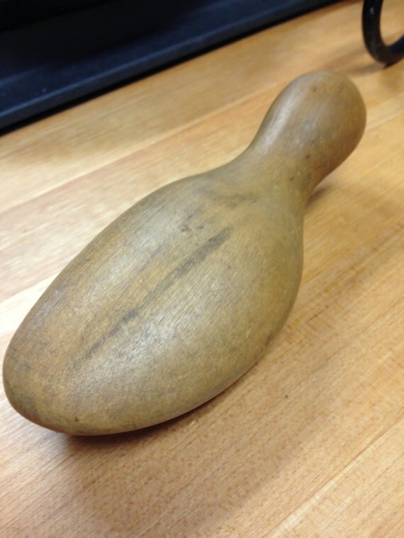 Antique Wooden Sock Darner Tool