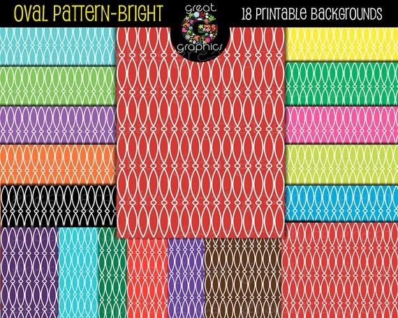Digital Paper Pattern Digital Paper Invitation Paper Baby Shower Paper Scrapbook Paper Printable Bright Color - Instant Download Il_570xn