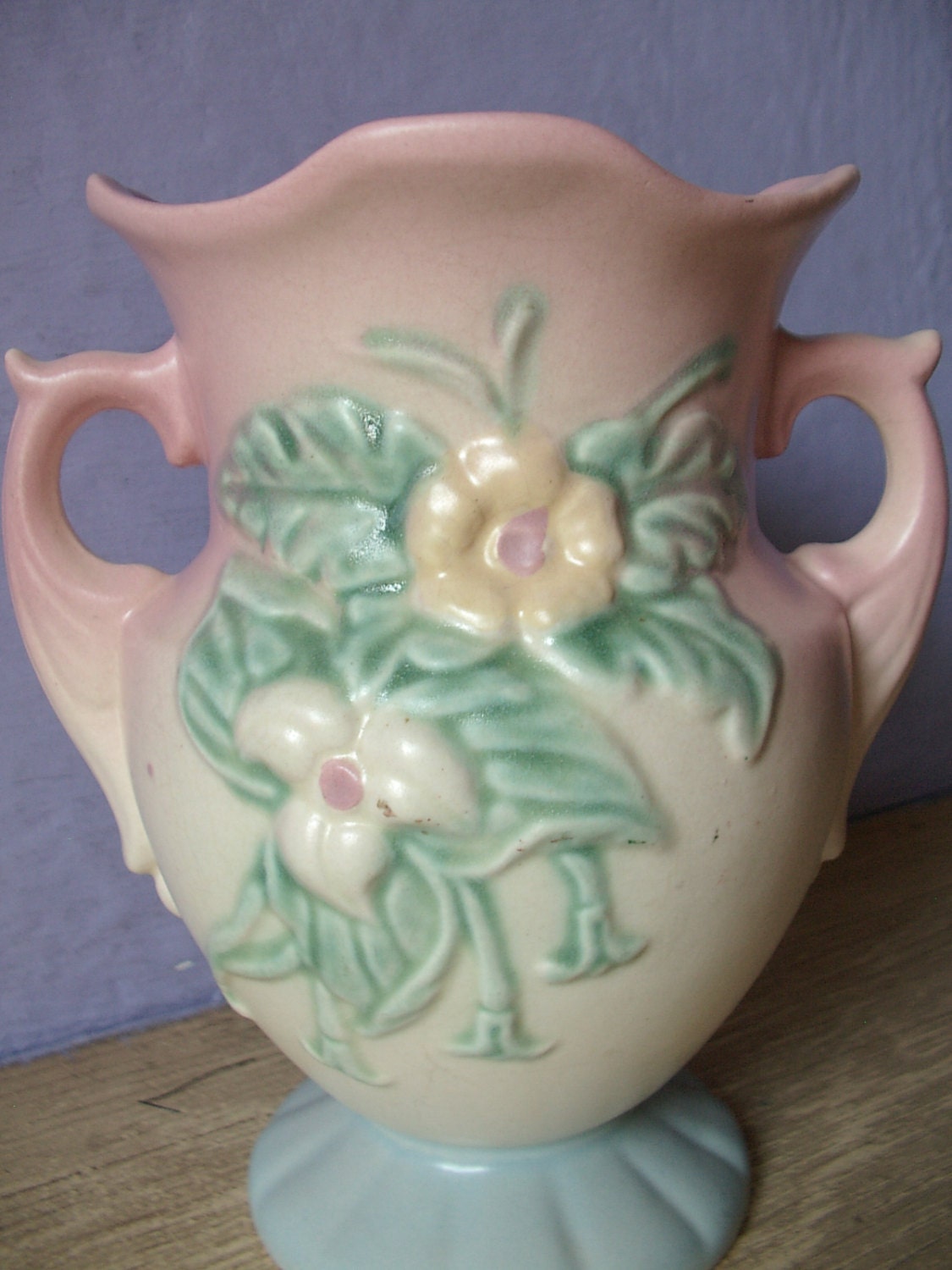 Antique Hull art pottery vase w4 6 1/2 by ShoponSherman on Etsy