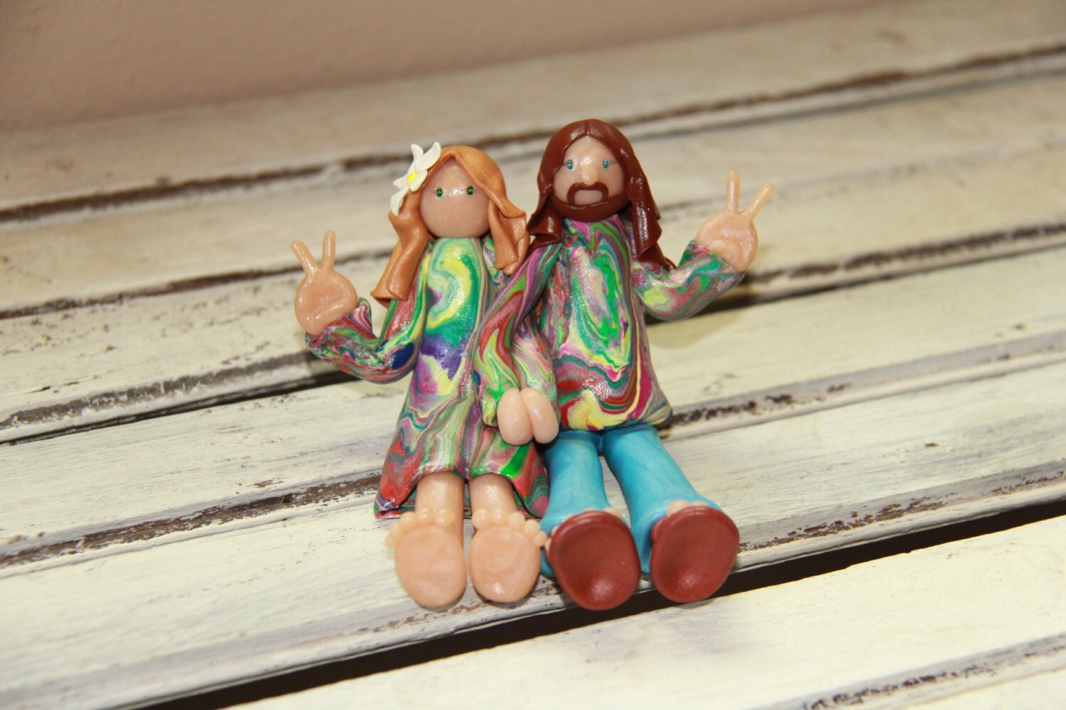 Customized Hippie Bride and Groom Wedding by HomeIndulgencebyAR