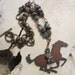 Horse jewelry,western jewelry,rustic jewelry,copper jewelry,metal jewelry.boho,country girl,cowgirl jewelry