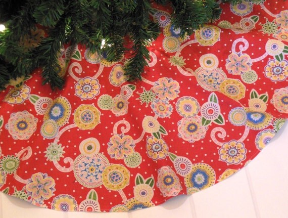 christmas tree skirt whimsical tree skirt floral tree skirt christmas tree skirt whimsical tree skirt floral tree skirt