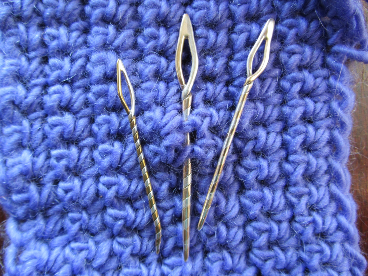 Handmade Yarn Sewing Needle Flame Eyed