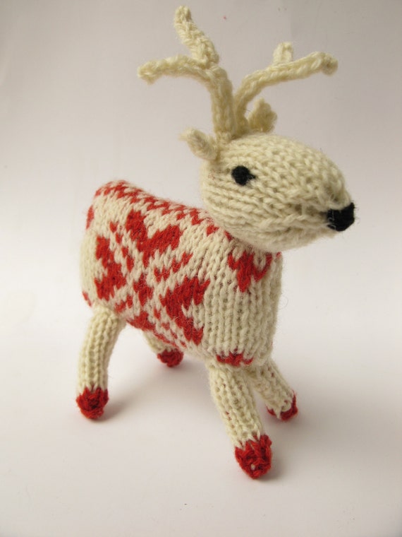 Knitting Kit Knit your own Reindeer Cupid