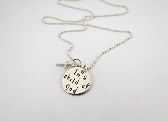 Personalized Necklace I'm a Child of God by JewelryByRMSmith