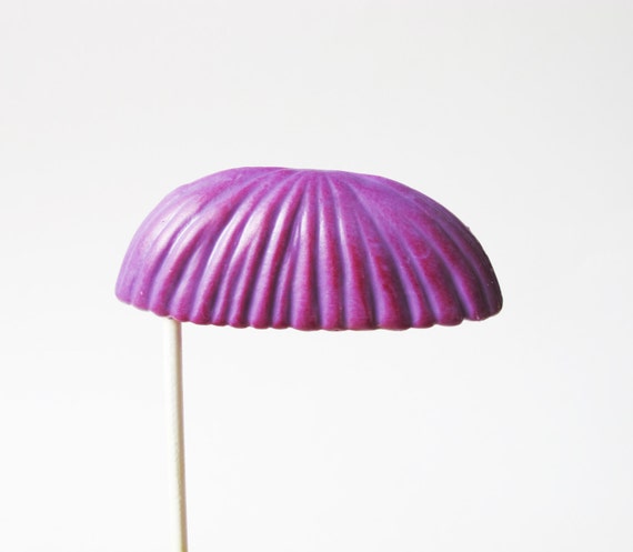 5 Lavender Mustache Lollipops: Violet Chaplin Il_570xn