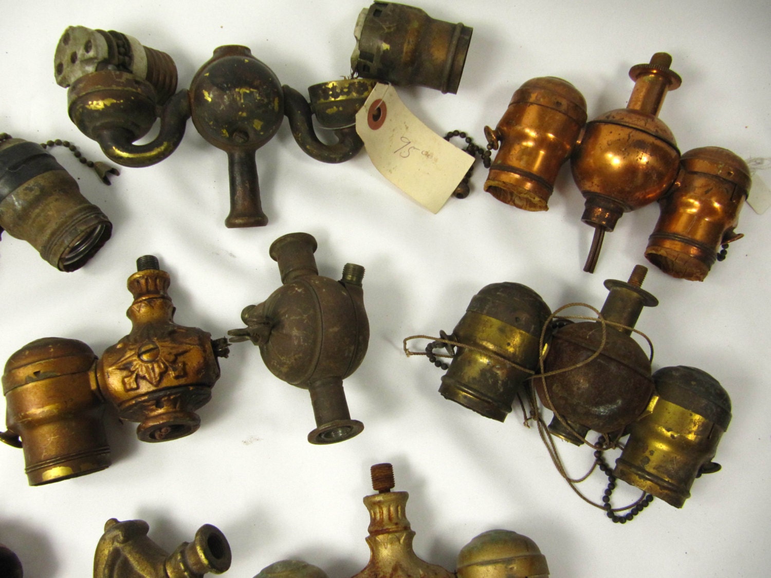 Lamp Sockets Vintage Clusters Antique Parts 1920s For