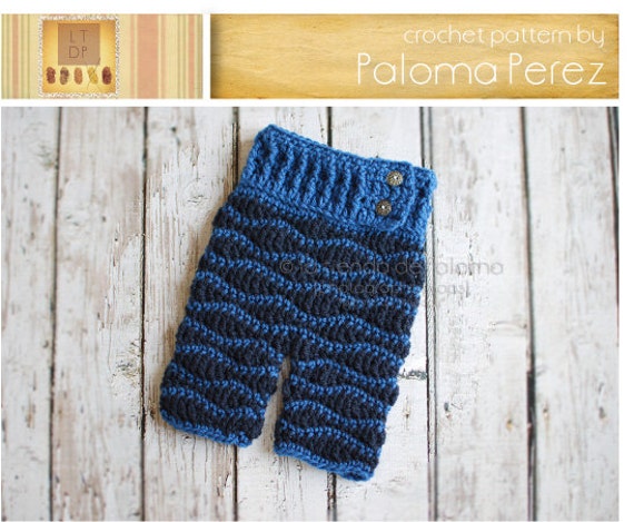 INSTANT DOWNLOAD Crochet Baby Pants Pattern Crochet by ...