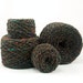 brown tweed reclaimed DK weight wool yarn, 580 yards