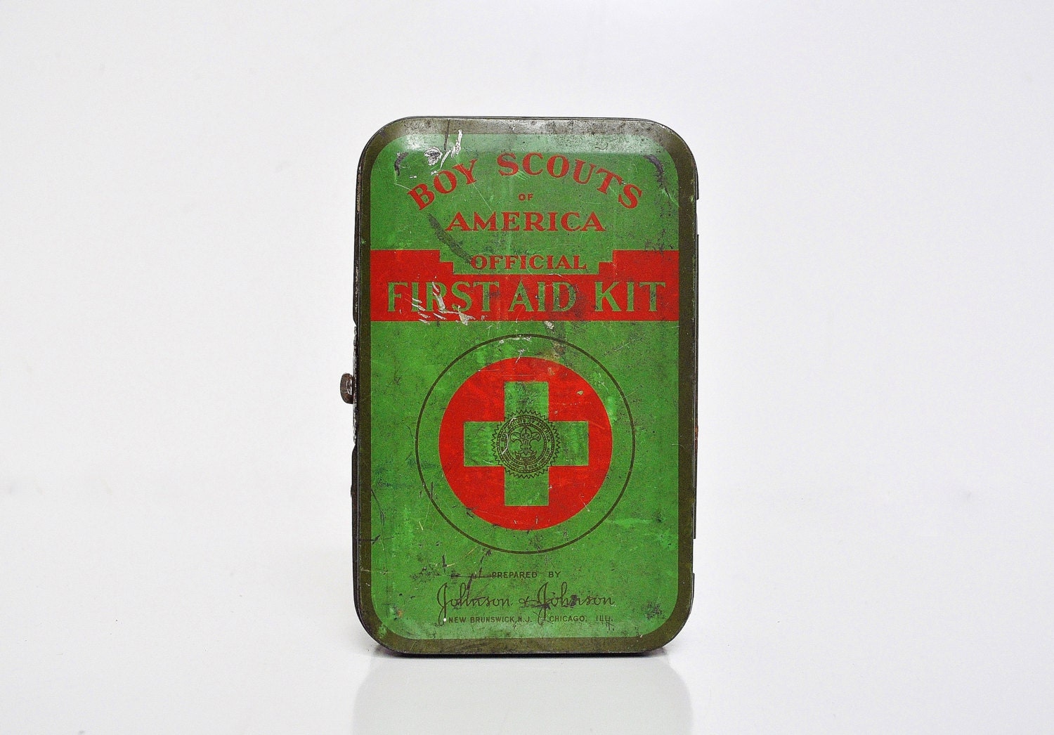 Vintage Boy Scouts First Aid Kit Fully Stocked