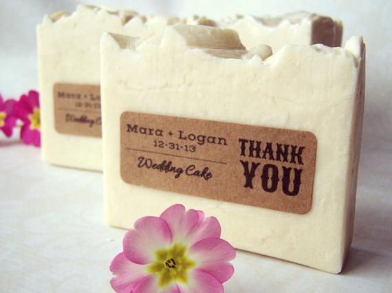 Wedding Favor Soaps  custom personalized rustic wedding 