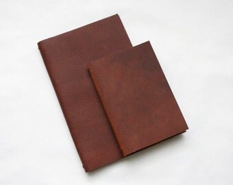 9x14 cm Leather Moleskine Notebook Cover with Optional Monogram- COVER ONLY