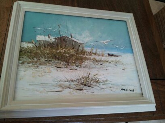 Morgan Original Art Oil Painting Seascape With By RecycledMadness