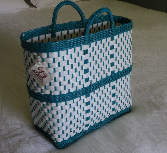 plastic basket handbag