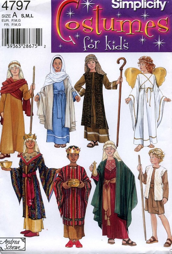 simplicity-nativity-costume-pattern-4797-kids-religious-robes