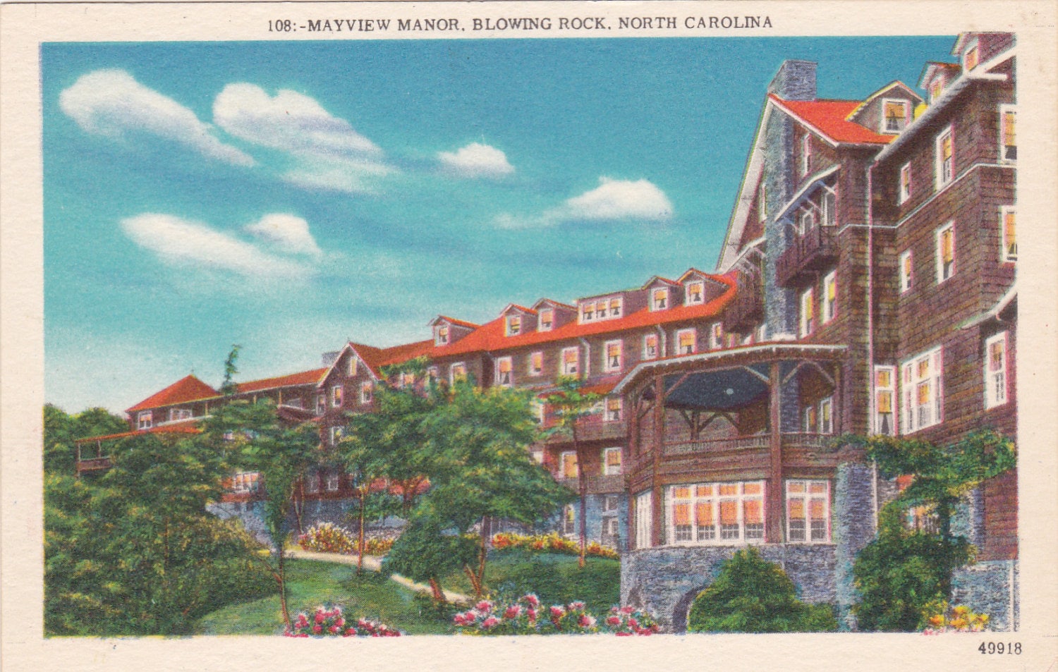 Mayview Manor Blowing Rock NC Vintage by postcardsofthepast