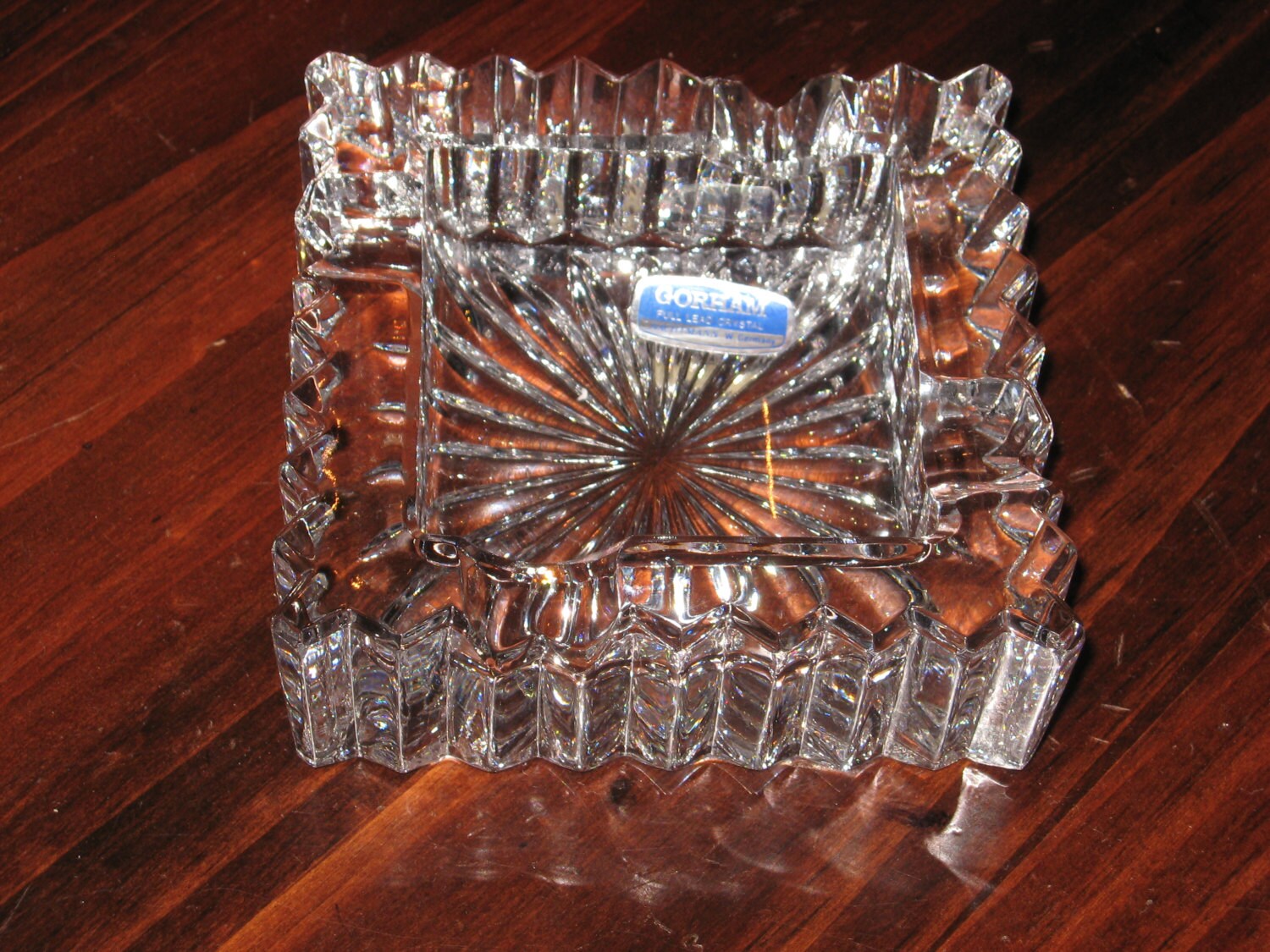Full LeadCrystal Ashtray made in West Germany