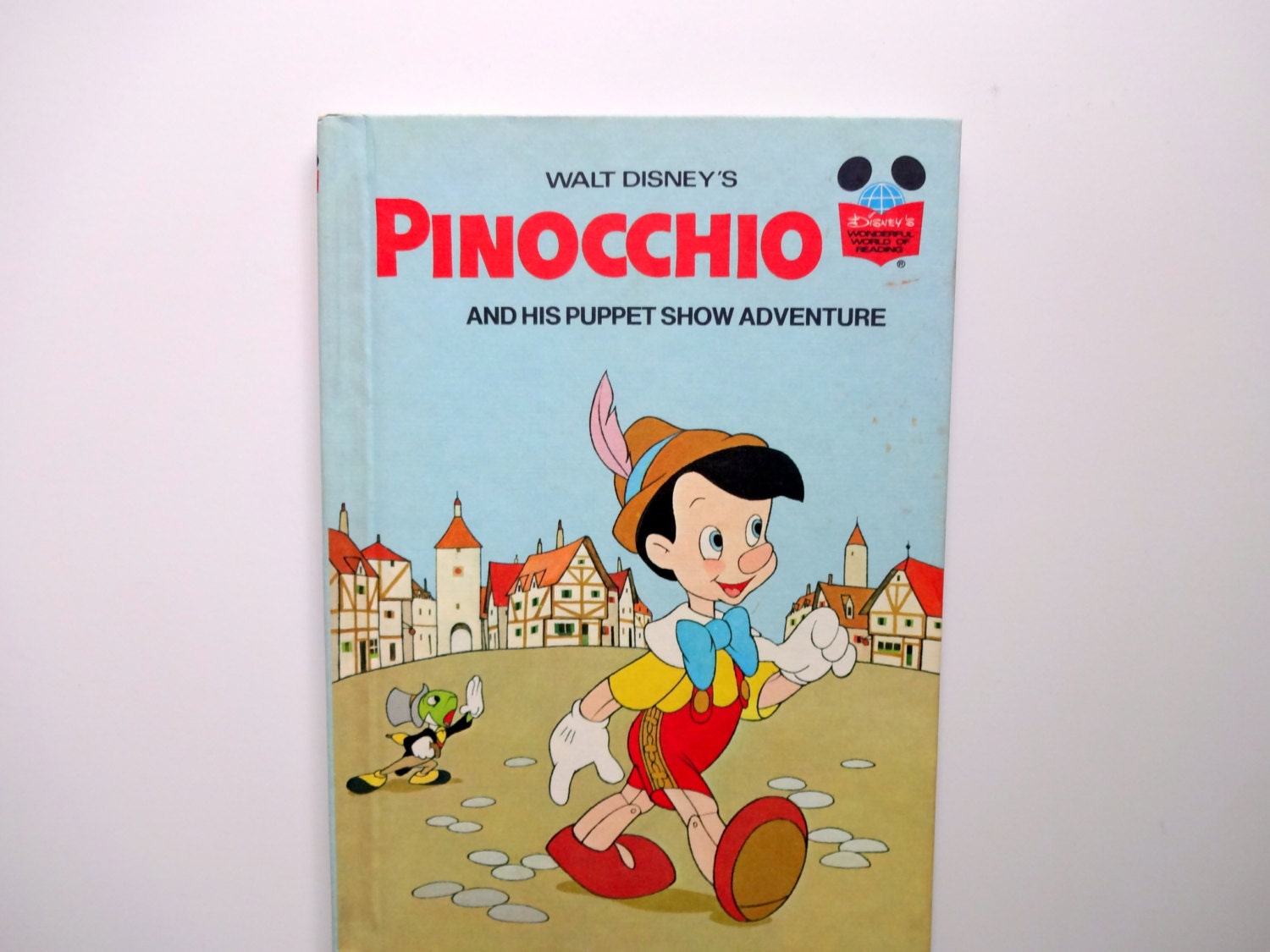 Vintage Walt Disney's Pinocchio Book 1973 by WylieOwlVintage