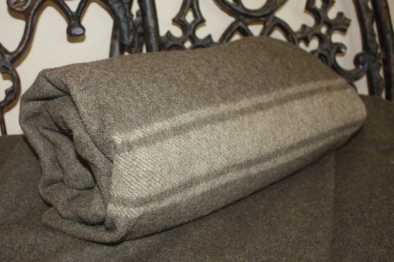 Wool Blanket // Authentic Italian Military Officers Wool