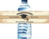 100 Vintage Graduation Water Bottle Labels - Waterproof Self Stick Labels Il_170x135
