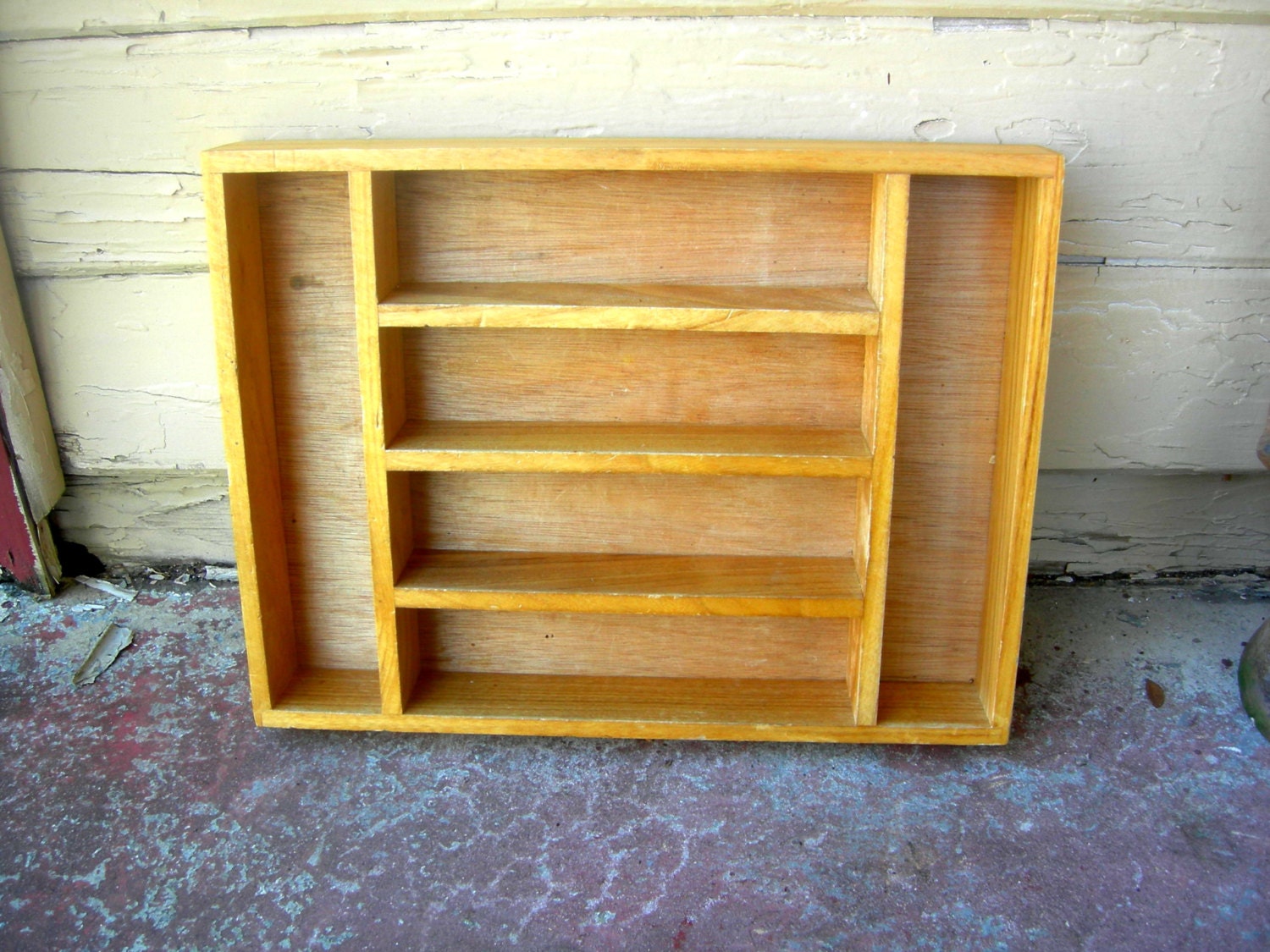 Vintage drawer what not shelf nic nac shelf