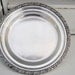 Vintage Connecticut Silver Wine Coaster, Meridan Wine Coaster, Silverplated Coaster,