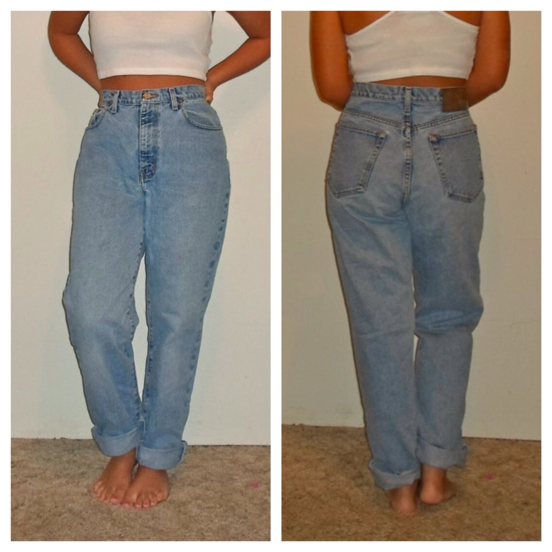 high waisted jeans calvin klein