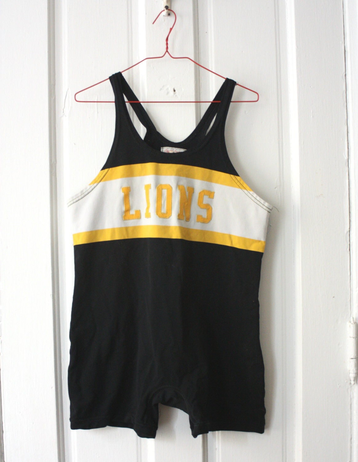 Vintage Wrestling Singlet // Vintage Bodysuit // One-Piece