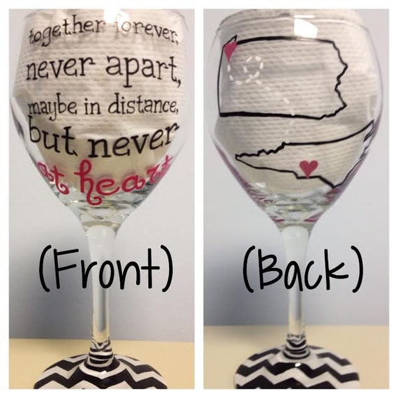 Items Similar To Custom Hand Painted Glassware On Etsy